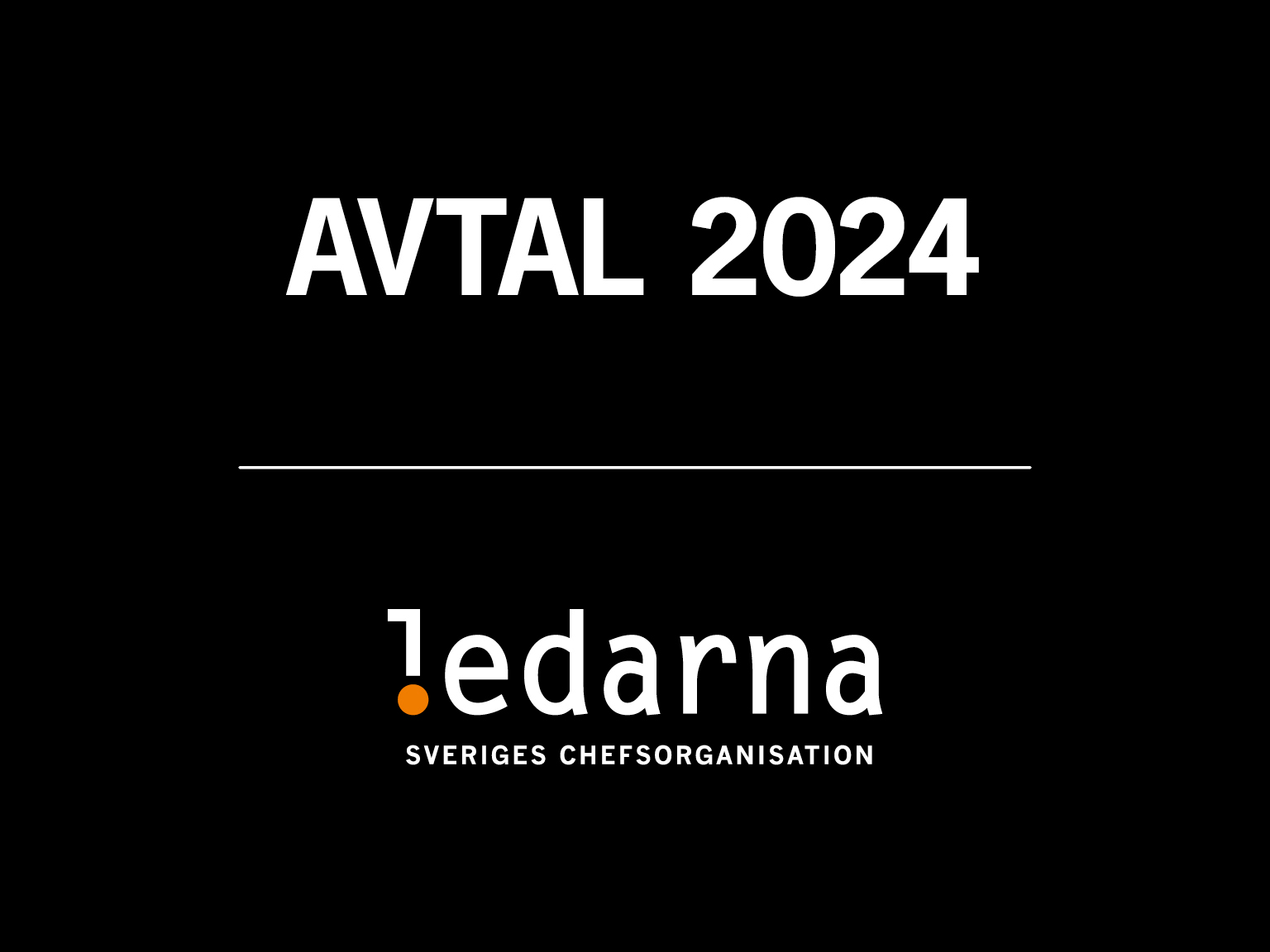 Ledarnas logotyp och text: Avtal 2024.